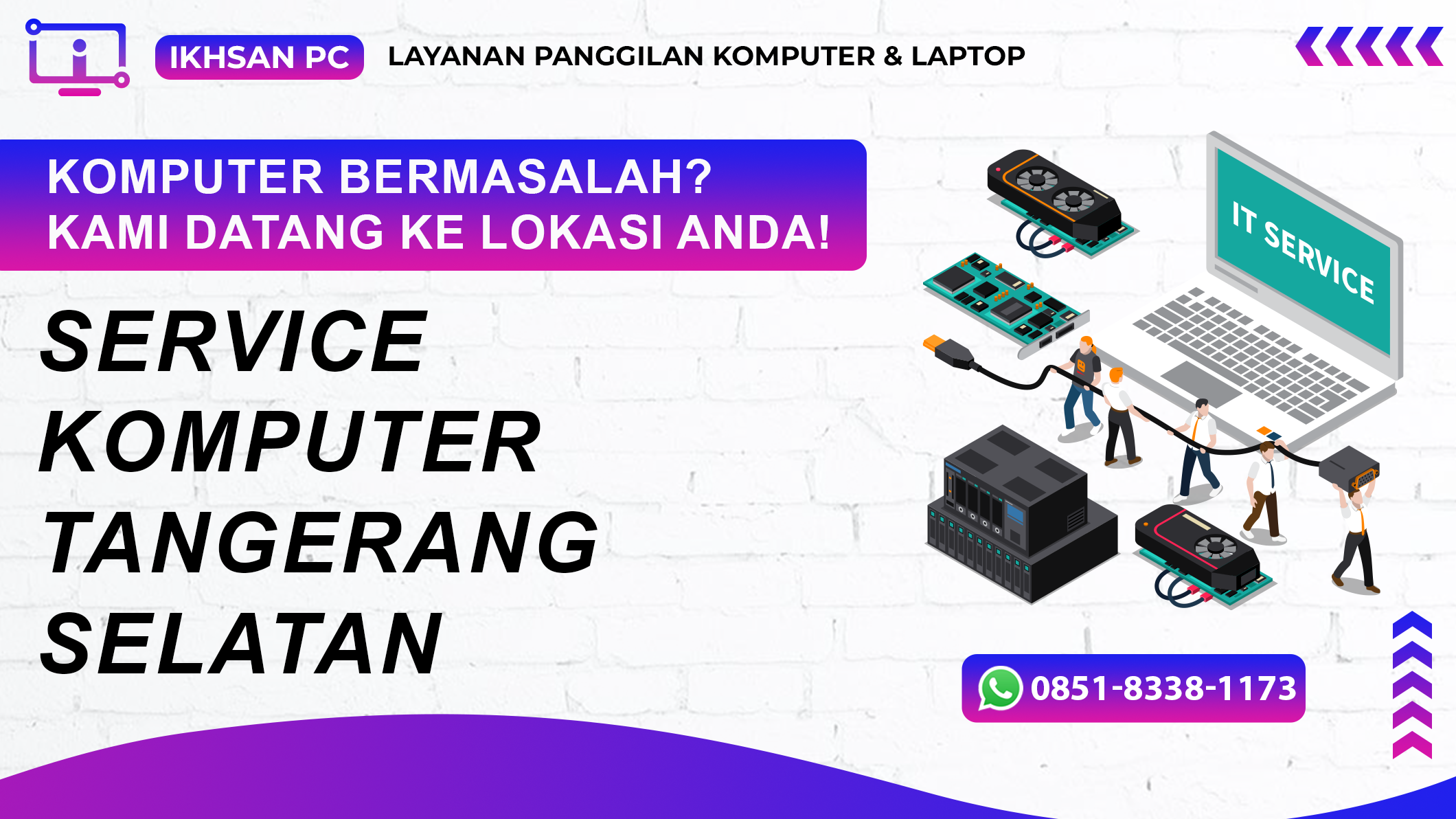 Jasa Service Komputer Tangerang Selatan Panggilan Solusi PC & Laptop di Tempat